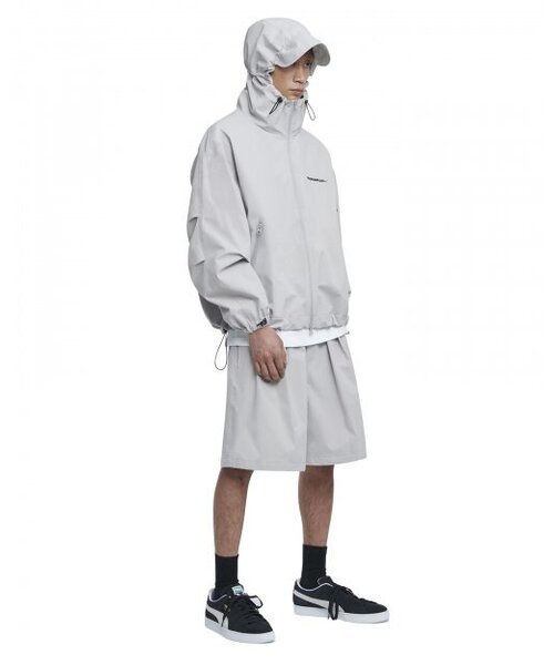 NOMANUAL(NOMANUAL)の「PENON WIND SHELL - WARM GRAY(ナイロンジャケット・レディース・その他・X-LARGE/SMALL/MEDIUM/LARGE)」の12枚目の写真
