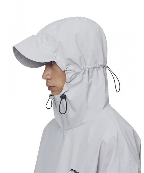NOMANUAL(NOMANUAL)の「PENON WIND SHELL - WARM GRAY(ナイロンジャケット・レディース・その他・X-LARGE/SMALL/MEDIUM/LARGE)」の8枚目の写真