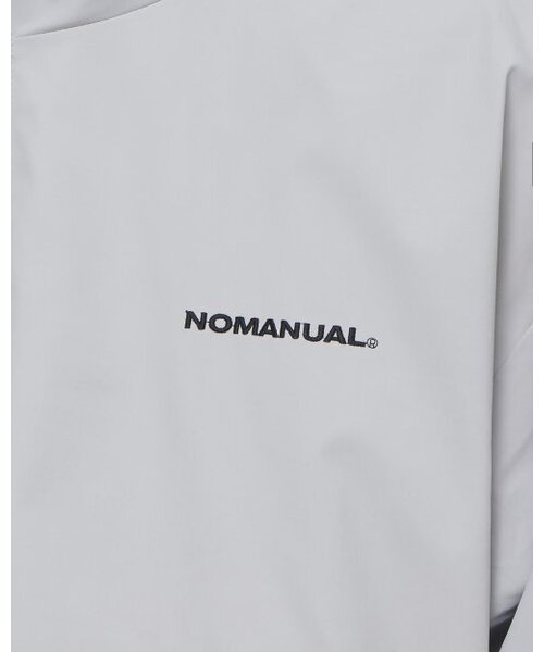 NOMANUAL(NOMANUAL)の「PENON WIND SHELL - WARM GRAY(ナイロンジャケット・レディース・その他・X-LARGE/SMALL/MEDIUM/LARGE)」の5枚目の写真