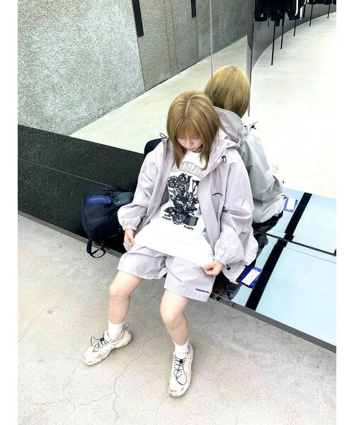 NOMANUAL(NOMANUAL)の「PENON WIND SHELL - WARM GRAY(ナイロンジャケット・レディース・その他・X-LARGE/SMALL/MEDIUM/LARGE)」の22枚目の写真
