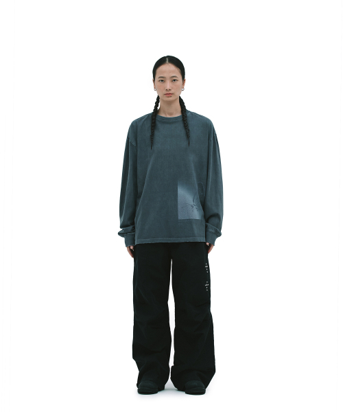 DEFGARMENTS（デフグラメンツ）の「BUTTERFLY LONG SLEEVE [NAVY CHARCOAL]（Tシャツ/カットソー・レディース・その他・MEDIUM/LARGE）」の6枚目の写真