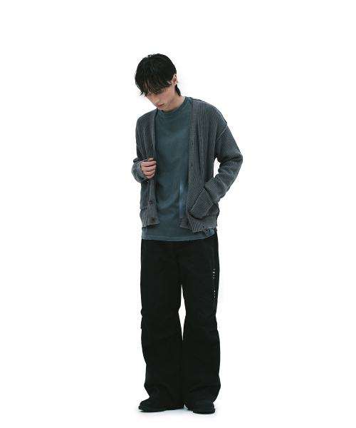 DEFGARMENTS（デフグラメンツ）の「BUTTERFLY LONG SLEEVE [NAVY CHARCOAL]（Tシャツ/カットソー・レディース・その他・MEDIUM/LARGE）」の2枚目の写真