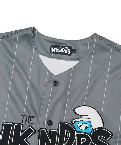 WKNDRS(ウィーキャンドース)の「BASEBALL JERSEY (GREY)(Tシャツ/カットソー・レディース・その他・LARGE/MEDIUM)」の7枚目の写真