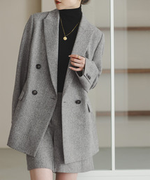 Noble（ノーブル）の「MANTECOエアーウール カルゼジャケット