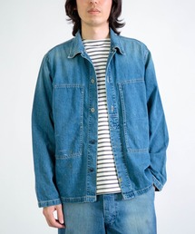 SPELLBOUND | [SPELLBOUND / スペルバウンド] 8oz綿麻デニム ミリタリーシャツジャケット (used)(デニムジャケット)