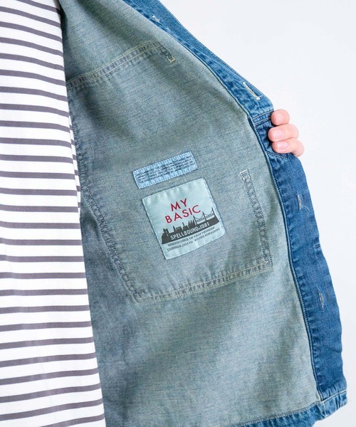 SPELLBOUND（スペルバウンド）の「[SPELLBOUND / スペルバウンド] 8oz綿麻デニム ミリタリーシャツジャケット (used)（デニムジャケット・メンズ・インディゴブルー・4/2/3）」の13枚目の写真
