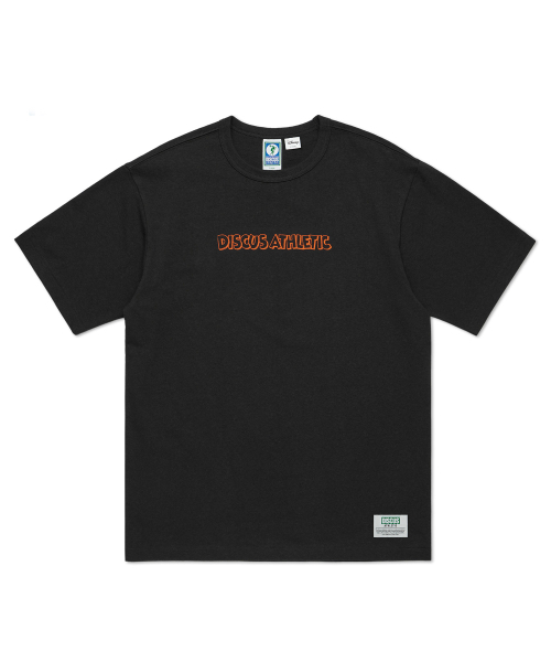 DISCUS ATHLETIC(ディスカス アスレチック)の「スーパーヘビーウェイトレギュラーフィットプルアップミッキーティーシャツブラック(Tシャツ/カットソー・レディース・その他・SMALL)」の1枚目の写真