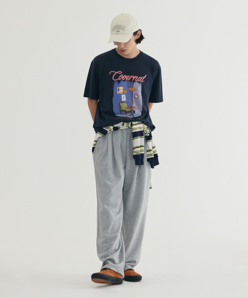 COVERNAT(カバーナット)の「ペインティンググラフィックTシャツ ネイビー(Tシャツ/カットソー・メンズ・その他・SMALL/MEDIUM/LARGE/X-LARGE)」の5枚目の写真