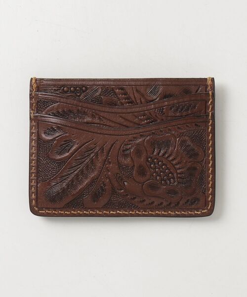 RRL カービングレザーカードケース新品未使用 ハンドツールド レザー カード ケース（カードケース）｜RRL（ダブル