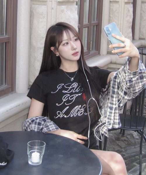 AMESWORLDWIDE(アメスワールドワイド)の「AMES HOTFIX CROP TEE BLACK(Tシャツ/カットソー・レディース・その他・FREE)」の16枚目の写真