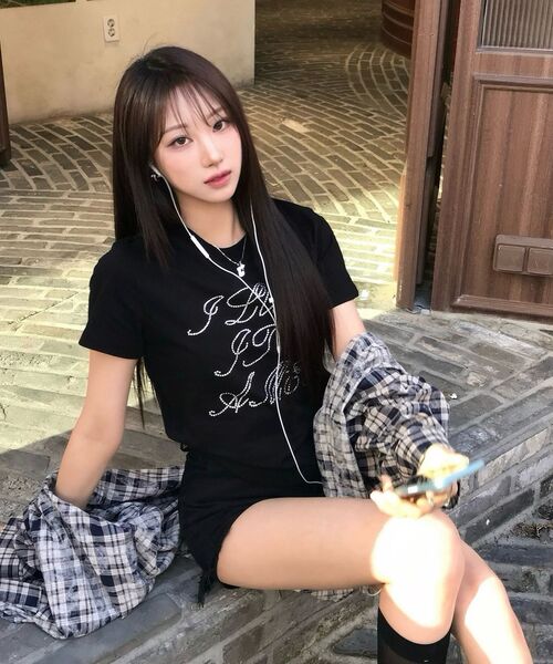 AMESWORLDWIDE(アメスワールドワイド)の「AMES HOTFIX CROP TEE BLACK(Tシャツ/カットソー・レディース・その他・FREE)」の15枚目の写真