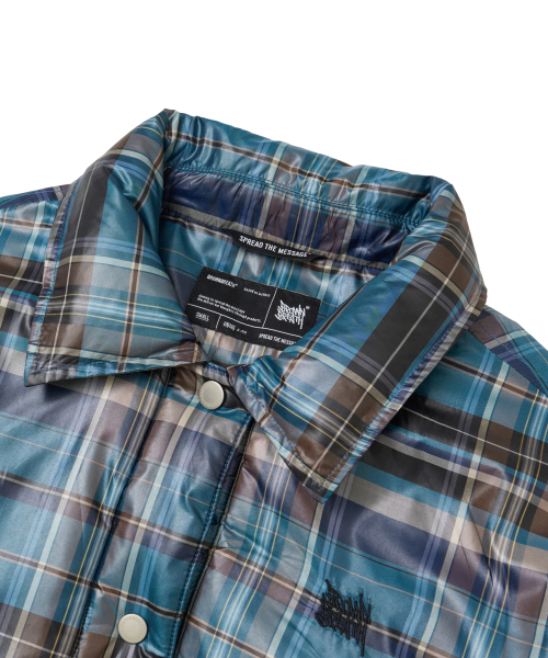 BROWNBREATH(ブラウンブレス)の「W TAG CHECK WELLON JACKET - BLUE(その他アウター・レディース・その他・SMALL/MEDIUM)」の3枚目の写真