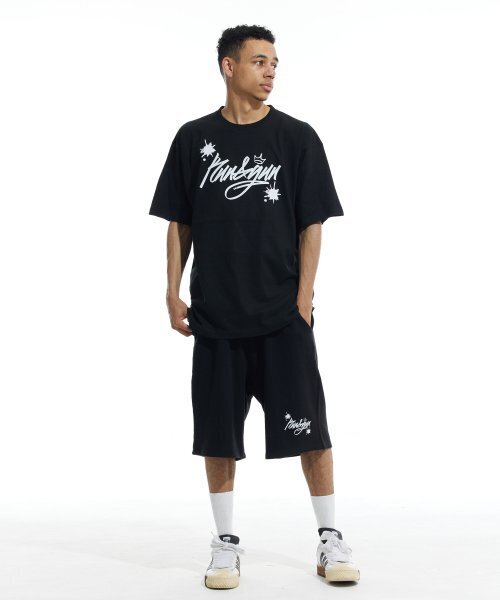 CREAM SODA LAB(クリームソーダラボ)の「ラン&ガン 半袖Tシャツ ブラック ホワイト(Tシャツ/カットソー・レディース・その他・LARGE/MEDIUM/X-LARGE/XX-LARGE)」の5枚目の写真