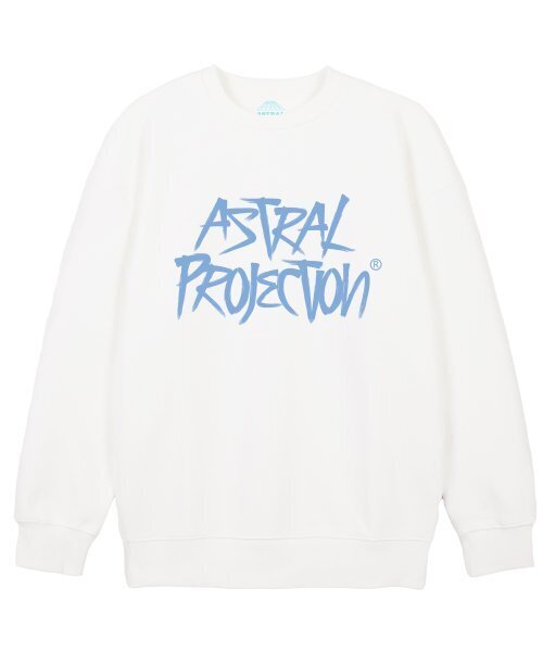 ASTRAL PROJECTION(アストラルプロジェクション)の「グラフィティレタリングルーズフィットスウェット_ホワイト(スウェット・メンズ・その他・LARGE/MEDIUM/X-LARGE/XX-LARGE)」の1枚目の写真