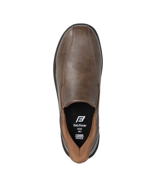 Bio Fitter(バイオフィッター)の「【bio fitter】スパットシューズ(幅広スリッポンタイプ) 幅広 4E 手を使わずに履ける(スリッポン・メンズ・ブラック/ダークブラウン・24.0cm/24.5cm/25.0cm/25.5cm/26.0cm/26.5cm/27.0cm/27.5cm/28.0cm)」の7枚目の写真