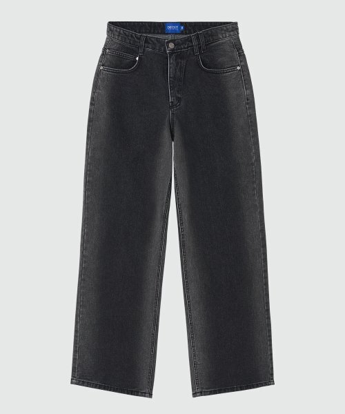 DECET(デケト)の「Mid Rise Wide Jeans DCPT027BlackSide(デニムパンツ・レディース・その他・34/32/30/26/28)」の5枚目の写真