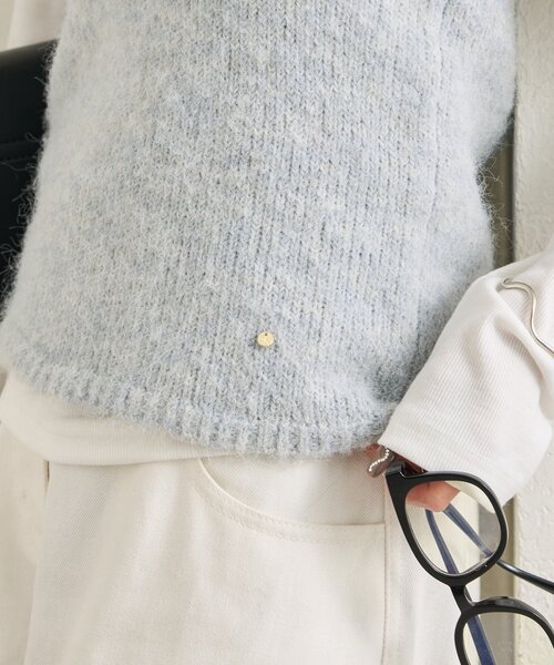 mystic(ミスティック)の「ふわふわホルターニットビスチェ(ニット/セーター・レディース・アイボリー/ブルー/ネイビー・FREE)」の19枚目の写真