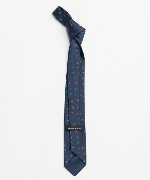 MAISON SPECIAL（メゾンスペシャル）の「Flower Neck Tie/フラワーネクタイ（ネクタイ・レディース・ネイビー/グレー・FREE）」の6枚目の写真
