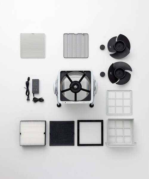 RHYTHM（リズム）（リズム）の「＜RHYTHM＞ Silky Wind Clean（生活家電・レディース・ライトグレー/ダークグレー・FREE）」の4枚目の写真