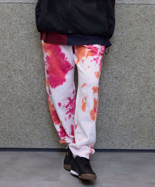 BACANCES ALL INCLUSIVE（バカンサスオールインクルーシブ）の「BLC TIE DYE SWEAT PANTS[ALEX LOGO]（スウェットパンツ・メンズ・ピンク/ブルー・L）」の2枚目の写真