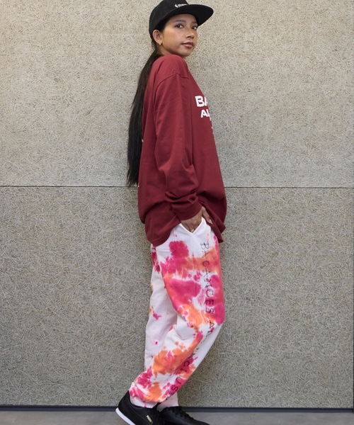 BACANCES ALL INCLUSIVE（バカンサスオールインクルーシブ）の「BLC TIE DYE SWEAT PANTS[ALEX LOGO]（スウェットパンツ・メンズ・ピンク/ブルー・L）」の3枚目の写真
