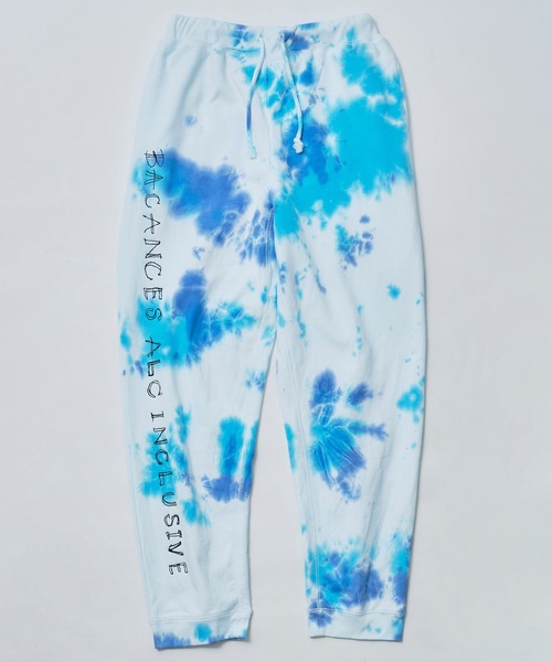 BACANCES ALL INCLUSIVE（バカンサスオールインクルーシブ）の「BLC TIE DYE SWEAT PANTS[ALEX LOGO]（スウェットパンツ・メンズ・ピンク/ブルー・L）」の8枚目の写真