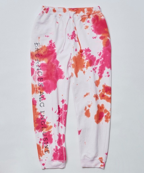 BACANCES ALL INCLUSIVE（バカンサスオールインクルーシブ）の「BLC TIE DYE SWEAT PANTS[ALEX LOGO]（スウェットパンツ・メンズ・ピンク/ブルー・L）」の10枚目の写真