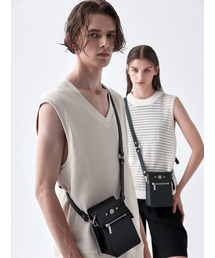 SUHADO（スアード）の「バックスバックミニクロス_ブラック（メッセンジャーバッグ）」