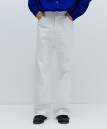 JESSICA STRAIGHT PANTS-WHITE