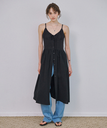 MARROT（マロット）の「Pintuck shirring dress_black（ワンピース）」