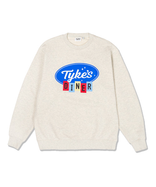 TYKE(タイク)の「タイクスダイナー スウェットシャツ グレー(スウェット・メンズ・その他・MEDIUM/LARGE)」の1枚目の写真