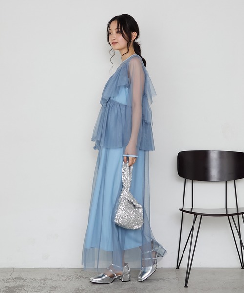 forksy.（フォルクシー）の「【forksy.】【オケージョン対応】スパンコールワンハンドルバッグ（ハンドバッグ・レディース・ダークブラウン/ホワイト/シルバー/ピンク・FREE）」の14枚目の写真