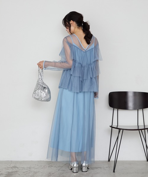 forksy.（フォルクシー）の「【forksy.】【オケージョン対応】スパンコールワンハンドルバッグ（ハンドバッグ・レディース・ダークブラウン/ホワイト/シルバー/ピンク・FREE）」の15枚目の写真