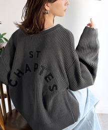 Java（ジャバ）の「《JaVaジャバコラボ》お洒落偏差値、即上昇!バックカレッジロゴワッペンサマーニットカーディガン(長袖)（カーディガン/ボレロ）」