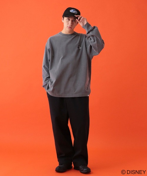 GEORGE'S(ジョージズ)の「【DISNEY】ミッキーマウス/ロンT【UNISEX】(Tシャツ/カットソー・メンズ・スミクロ/オフホワイト/サックスブルー・LARGE/MEDIUM)」の15枚目の写真
