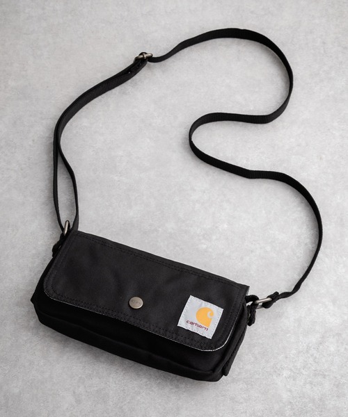 Carhartt（カーハート）の「Carhartt カーハート Crossbody Horizontal Bag 横型クロスボディバッグ/ワンポイントロゴ斜め掛けショルダーバッグ（ショルダーバッグ・メンズ・ブラック/ブラウン・FREE）」の14枚目の写真