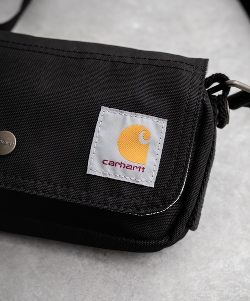 Carhartt（カーハート）の「Carhartt カーハート Crossbody Horizontal Bag 横型クロスボディバッグ/ワンポイントロゴ斜め掛けショルダーバッグ（ショルダーバッグ・メンズ・ブラック/ブラウン・FREE）」の16枚目の写真