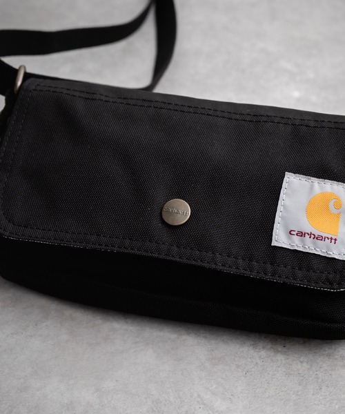 Carhartt（カーハート）の「Carhartt カーハート Crossbody Horizontal Bag 横型クロスボディバッグ/ワンポイントロゴ斜め掛けショルダーバッグ（ショルダーバッグ・メンズ・ブラック/ブラウン・FREE）」の17枚目の写真