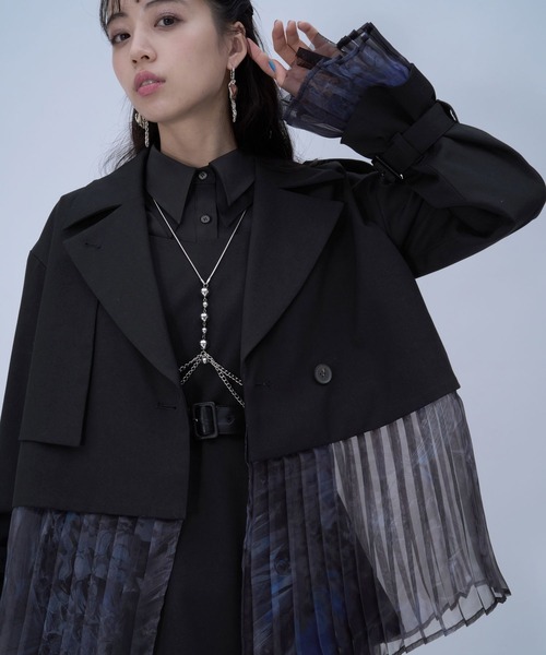 レイヤードトレンチジャケット by MAO KAWASAKI(HARE)（テーラード