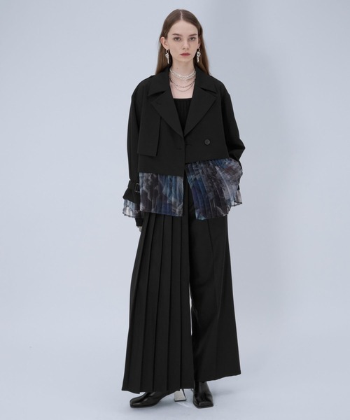 レイヤードトレンチジャケット by MAO KAWASAKI(HARE)（テーラード