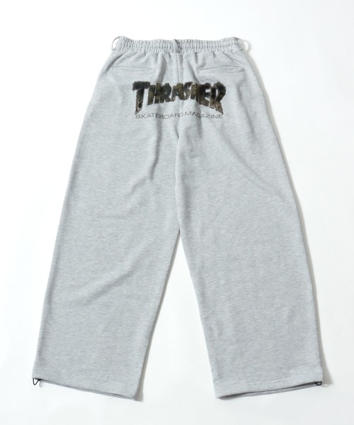 THRASHER(スラッシャー)の「THRASHER(スラッシャー)ヒップロゴ スウェットパンツ/選べるロゴデザイン(ラインストーン・アップリケ・ファーロゴ)/ユニセックス(スウェットパンツ・メンズ・アッシュグレー/ピンク/ブラック系1/ブラック系2/ブラック系3・M/L/XL)」の19枚目の写真