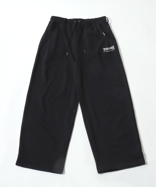 THRASHER(スラッシャー)の「THRASHER(スラッシャー)ヒップロゴ スウェットパンツ/選べるロゴデザイン(ラインストーン・アップリケ・ファーロゴ)/ユニセックス(スウェットパンツ・メンズ・アッシュグレー/ピンク/ブラック系1/ブラック系2/ブラック系3・M/L/XL)」の10枚目の写真
