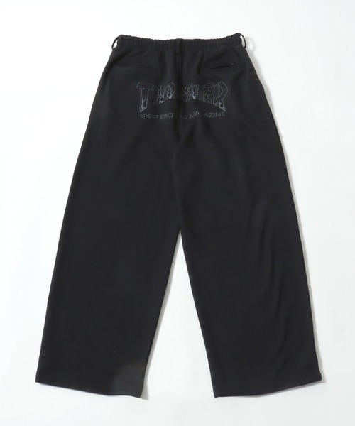 THRASHER(スラッシャー)の「THRASHER(スラッシャー)ヒップロゴ スウェットパンツ/選べるロゴデザイン(ラインストーン・アップリケ・ファーロゴ)/ユニセックス(スウェットパンツ・メンズ・アッシュグレー/ピンク/ブラック系1/ブラック系2/ブラック系3・M/L/XL)」の11枚目の写真