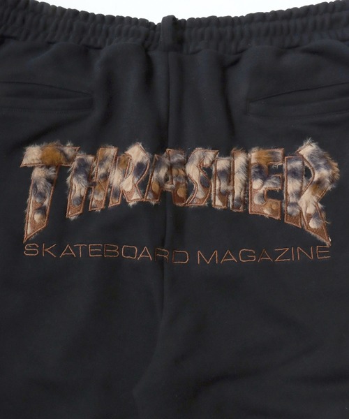 THRASHER(スラッシャー)の「THRASHER(スラッシャー)ヒップロゴ スウェットパンツ/選べるロゴデザイン(ラインストーン・アップリケ・ファーロゴ)/ユニセックス(スウェットパンツ・メンズ・アッシュグレー/ピンク/ブラック系1/ブラック系2/ブラック系3・M/L/XL)」の17枚目の写真