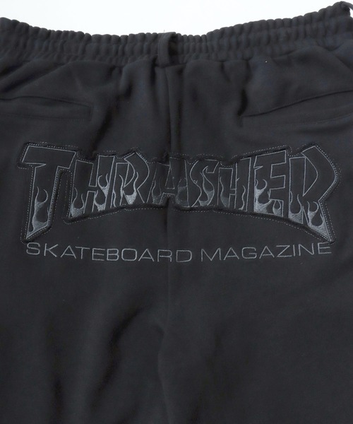 THRASHER(スラッシャー)の「THRASHER(スラッシャー)ヒップロゴ スウェットパンツ/選べるロゴデザイン(ラインストーン・アップリケ・ファーロゴ)/ユニセックス(スウェットパンツ・メンズ・アッシュグレー/ピンク/ブラック系1/ブラック系2/ブラック系3・M/L/XL)」の13枚目の写真