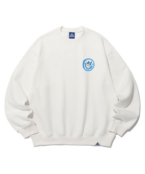 ISTKUNST(イストクンスト)の「LOGO&SMILEY SWEATSHIRTS_WHITE(IK2DFMM440A)(スウェット・レディース・その他・S/M/L)」の1枚目の写真