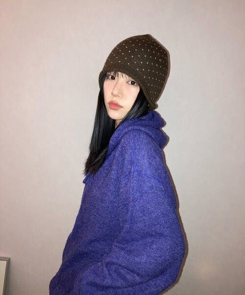 THEVINYLHOUSE(ザバイニルハウス)の「ROUND POCKET KNIT ZIP-UP PURPLE(パーカー・メンズ・その他・S/M/L)」の13枚目の写真