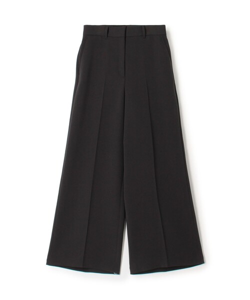 BALLSEY(ボールジィ)の「【WEB先行予約】ライトダブルクロス セミワイドパンツ(その他パンツ・レディース・ブラウン/ダークグレー・34/36)」の2枚目の写真