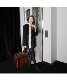 MIMI MONDE（ミミモンド）の「トゥウェイハーフコート（チェスターコート）」