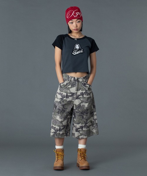 FLAP POCKET SHORTS（デニムパンツ）｜X-girl（エックスガール）の